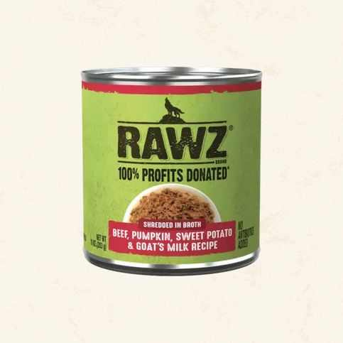 Rawz Beef, Pumpkin & Goat's Milk Dog Food, 10 oz.