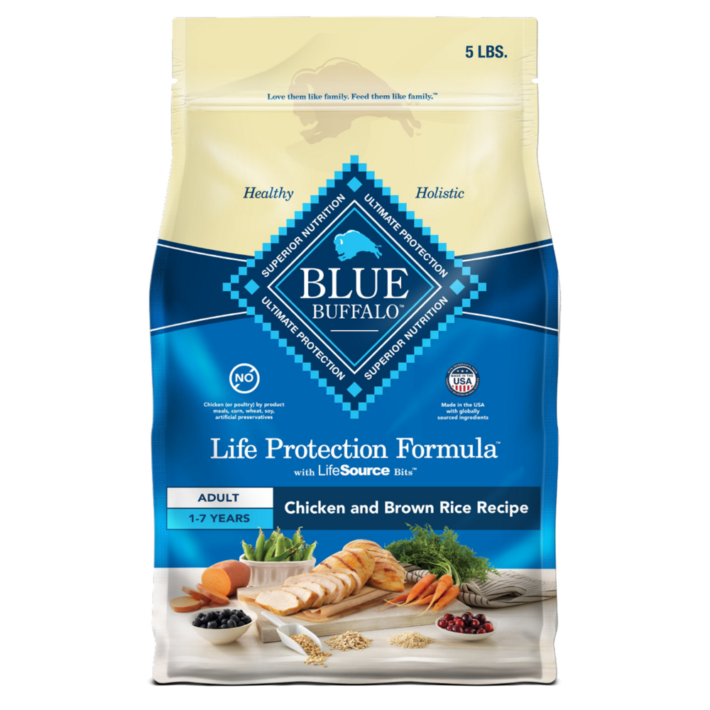 Blue Buffalo Life Protection Formula Chicken & Brown Rice Adult Dry Dog Food, 30 lbs.