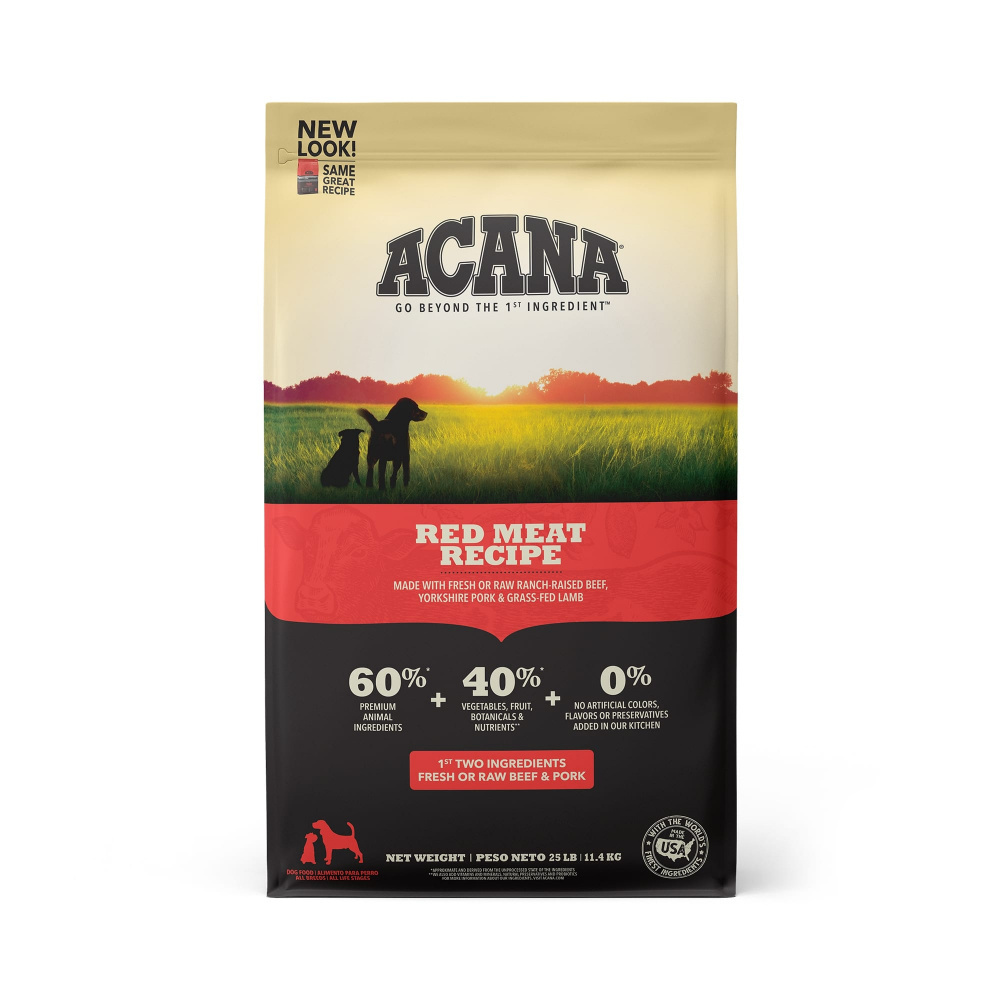 Acana Red Meat Dry Dog Food, 13 lbs Bag