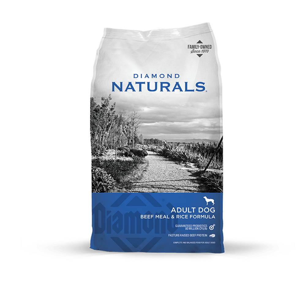 Diamond Naturals Beef Meal & Rice Dry Dog Food, 40 lbs.