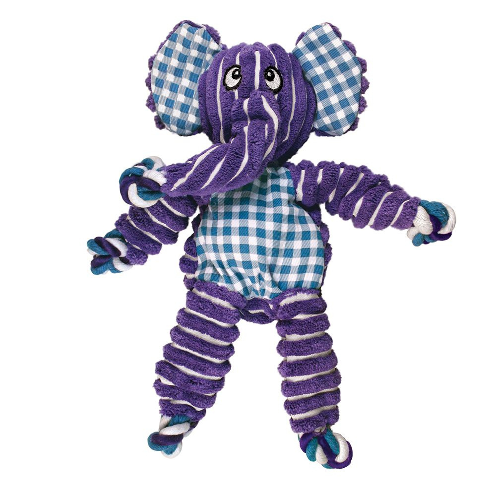 KONG Floppy Knots Elephant Dog Toy, Small/Medium