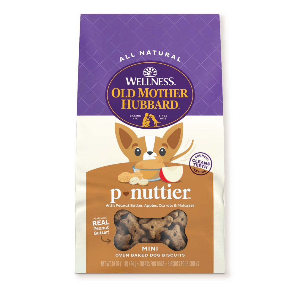 Old Mother Hubbard Puppy-Nuttier Mini Dog Biscuits, 20 oz.