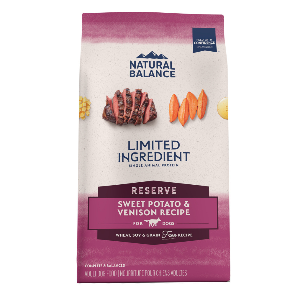 Natural Balance Limited Ingredient Sweet Potato & Venison Dry Dog Food, 12 lbs.
