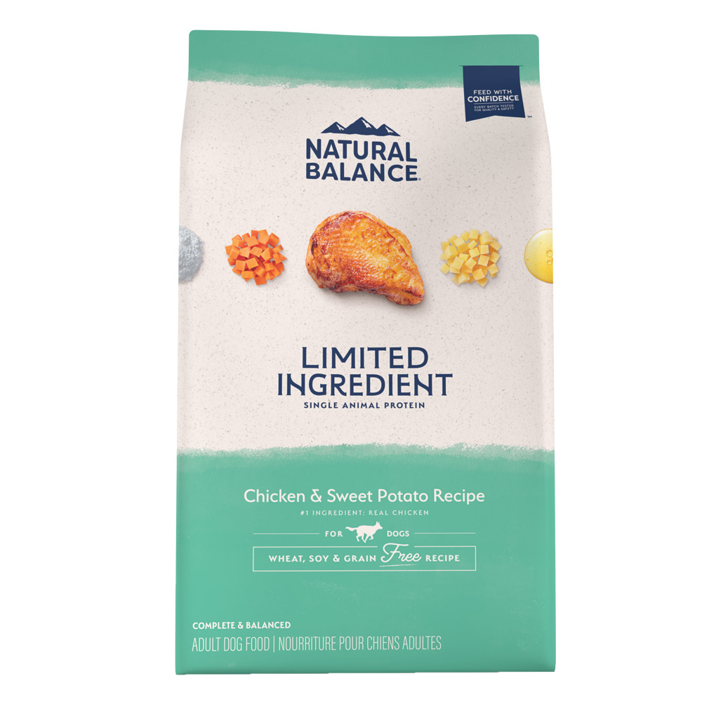 Natural Balance Limited Ingredient Chicken & Sweet Potato Dry Dog Food, 4 lbs.