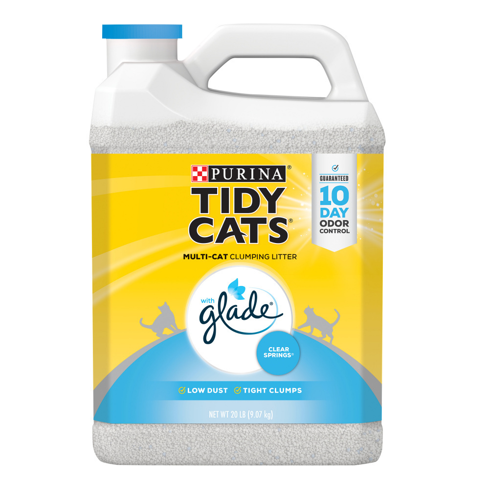 Purina Tidy Cats Glade Clear Springs Clumping Cat Litter, 20 lbs.
