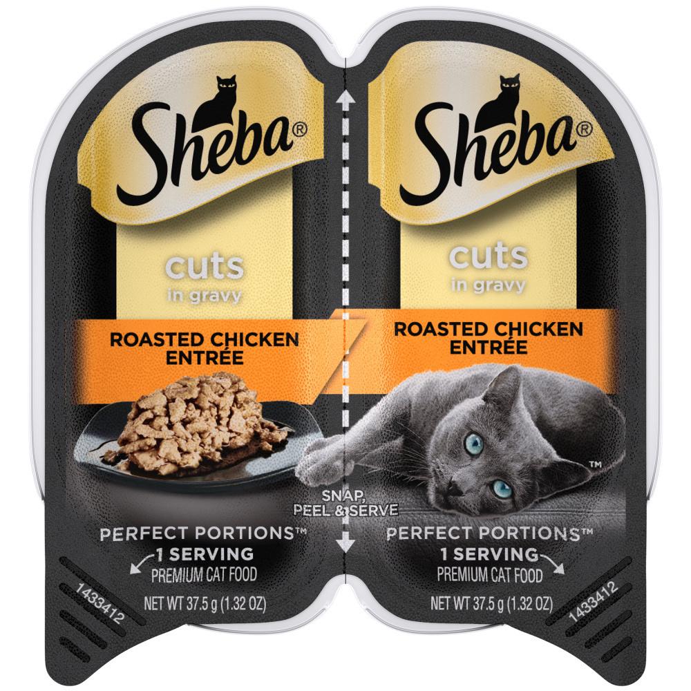 Sheba Roasted Chicken Wet Cat Food, 2.6 oz.