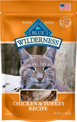 Blue Buffalo Wilderness Chicken & Turkey Cat Treats, 2 oz.