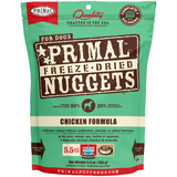Primal Chicken Formula Freeze-Dried Dog Food Nuggets, 14 oz.
