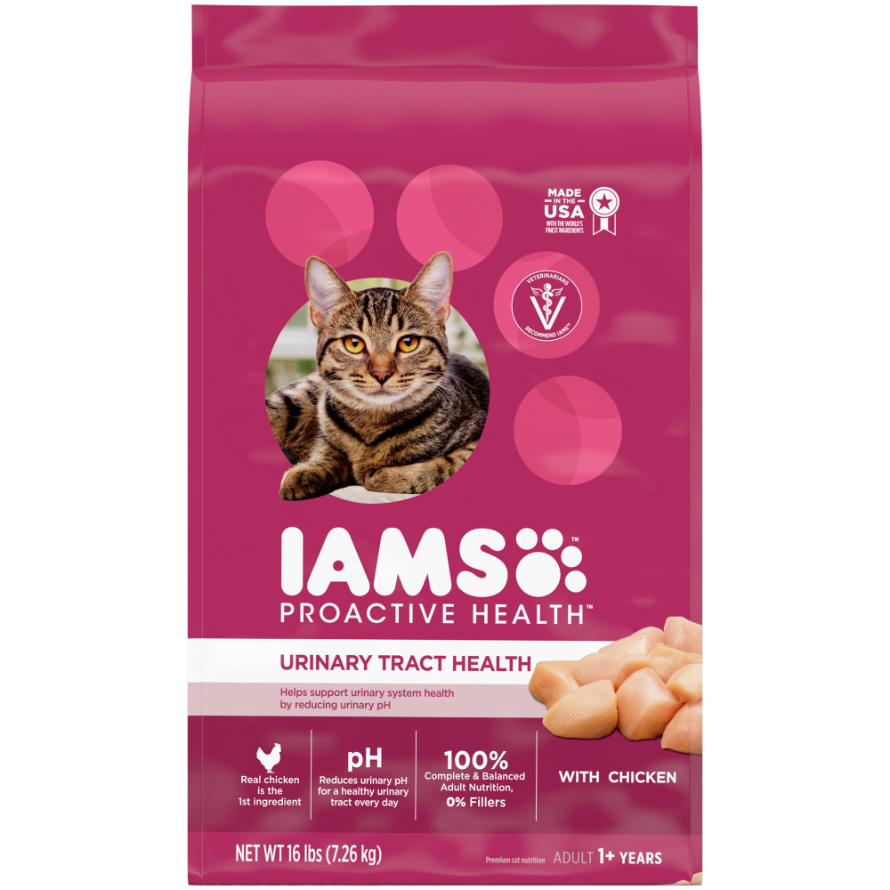 Iams Urinary Tract Health Chicken Dry Cat Food, 16 lbs.