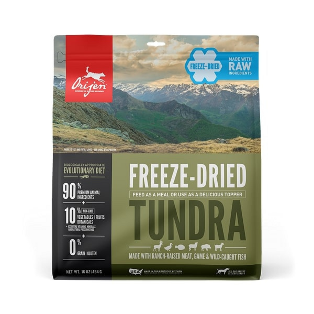 Orijen Tundra Freeze Dried Dog Food, 16 oz