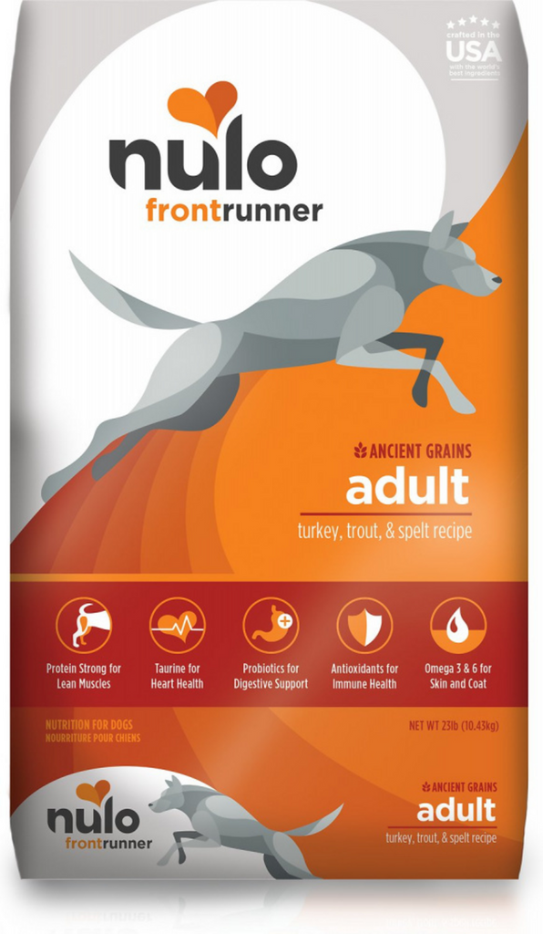 Nulo Frontrunner Ancient Grains Turkey, Trout & Spelt Dry Dog Food, 11 lbs.