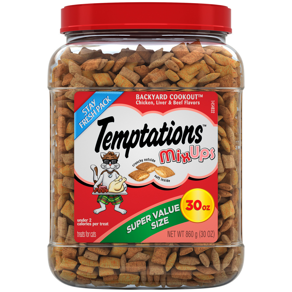Temptations MixUps Backyard Cookout Cat Treats, 16 oz.