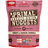 Primal Turkey & Sardine Freeze Dried Dog Food 14 oz