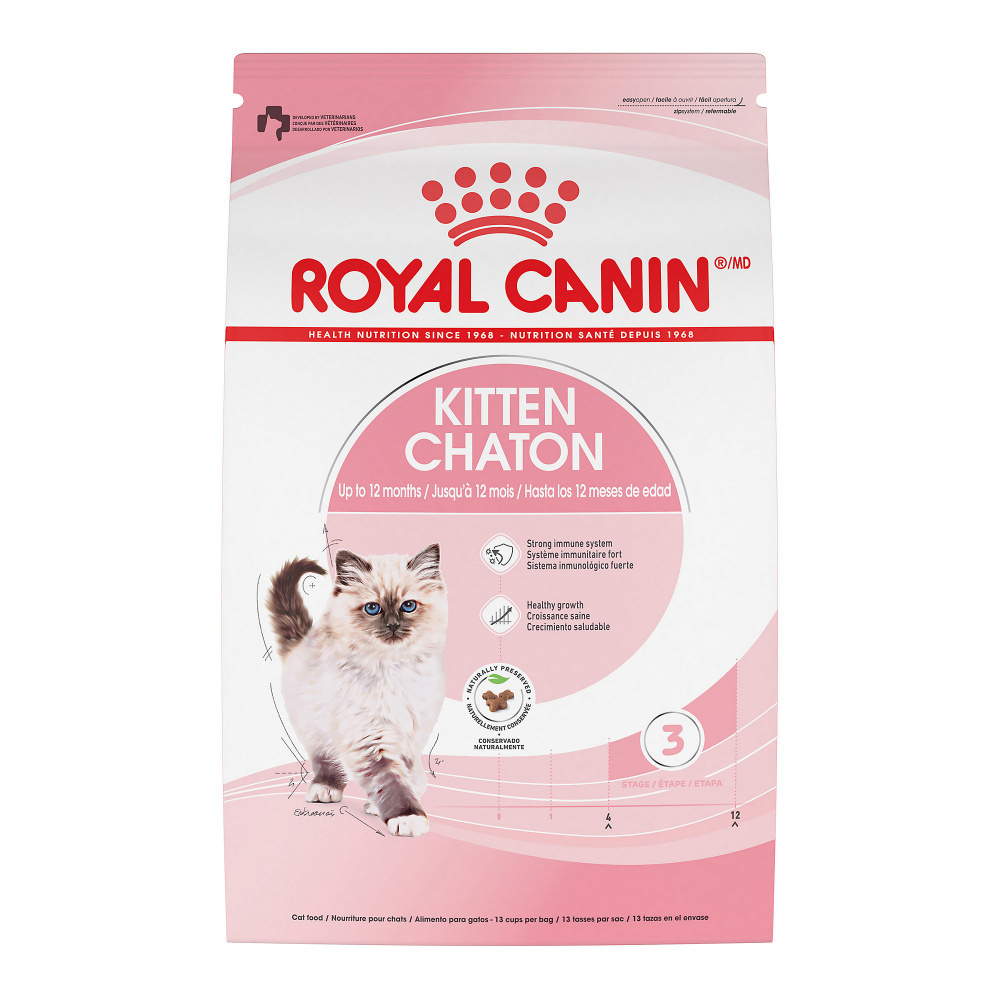 Royal Canin Kitten Dry Cat Food, 7 lbs Bag