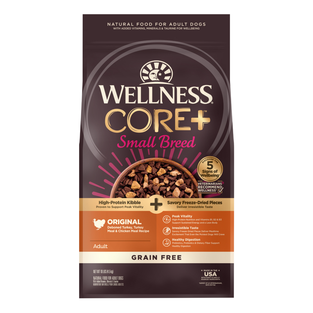 Wellness CORE+ Small Breed Dry Dog Food, 4 lbs.