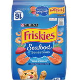 Friskies Seafood Sensations Dry Cat Food, 16 lbs.