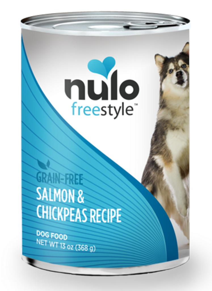 Nulo FreeStyle Salmon & Chickpeas Grain-Free Canned Dog Food, 13 oz.