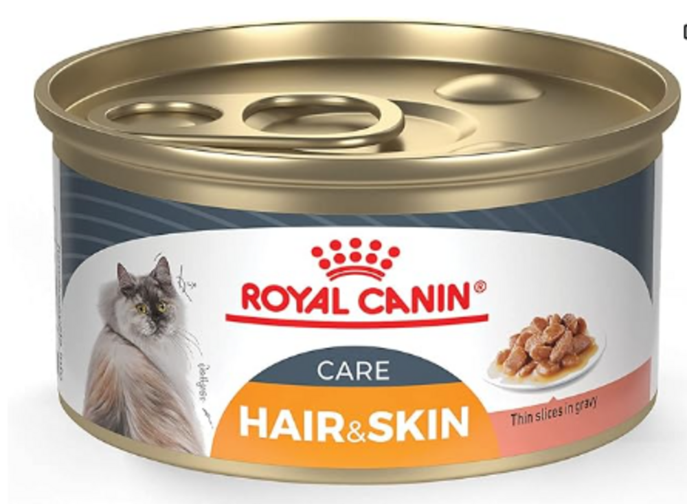 Royal Canin Feline Care Nutrition Intense Beauty Thin Slices in Gravy Canned Cat Food, 3 oz.