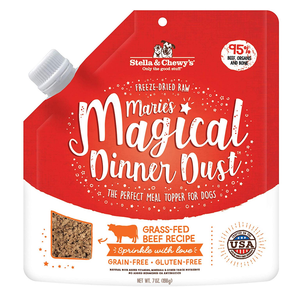 Stella & Chewy's Magical Dinner Dust Beef Dog Food Topper, 7 oz
