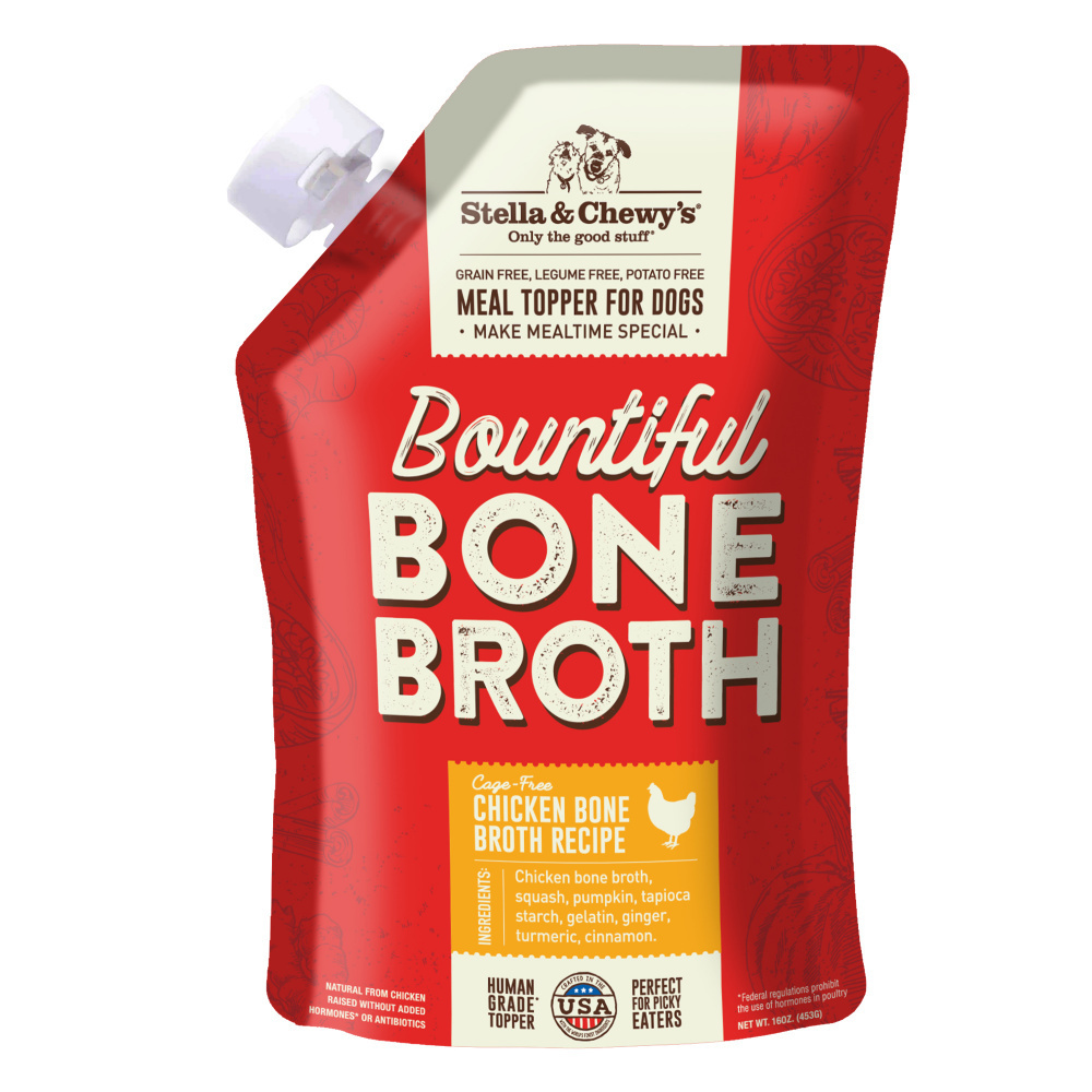 Stella & Chewy's Chicken Bone Broth Dog Food Topper, 16 oz.