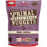 Primal Turkey Formula Freeze-Dried Cat Food Nuggets, 14 oz.