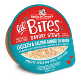 Stella & Chewy's Lil' Bites Savory Stew Chicken & Salmon Wet Dog Food