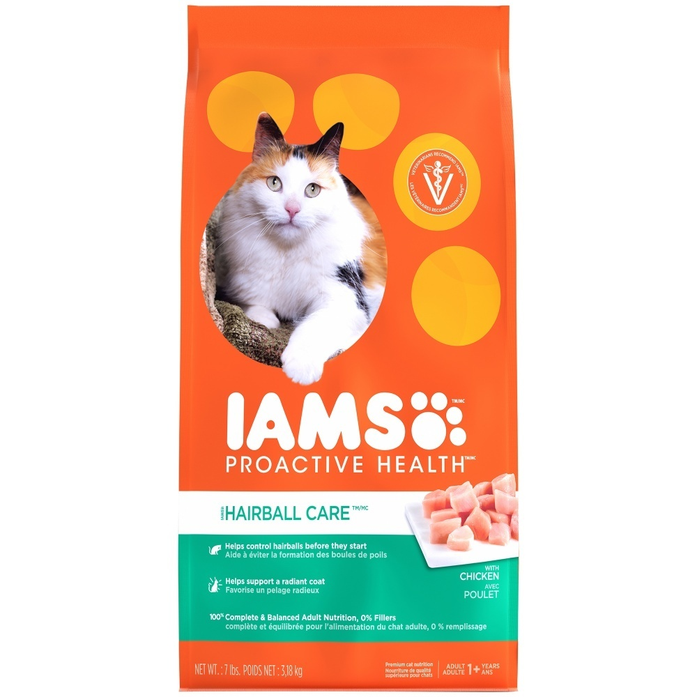 Iams ProActive Health Chicken & Salmon Dry Cat Food, 7 lbs.