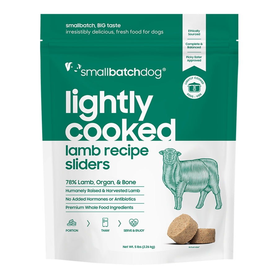 Smallbatch Lightly Cooked Lamb Dog Food, 2 lbs.