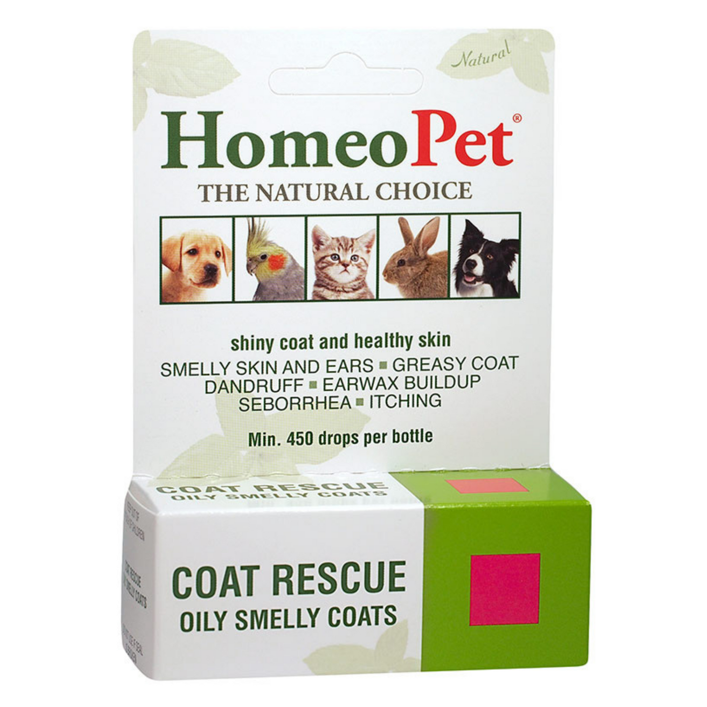 Homeopet Coat Rescue Skin Support For Pets, 15 Ml Pet