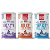 The Honest Kitchen Beef Bone Broth with Turmeric for Dogs & Cats, 3.6 oz. (6 Pack)