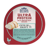 Natural Balance Ultra Protein Chicken Recipe with Organs Cuts in Gravy Wet Cat Food, 2.7 oz.