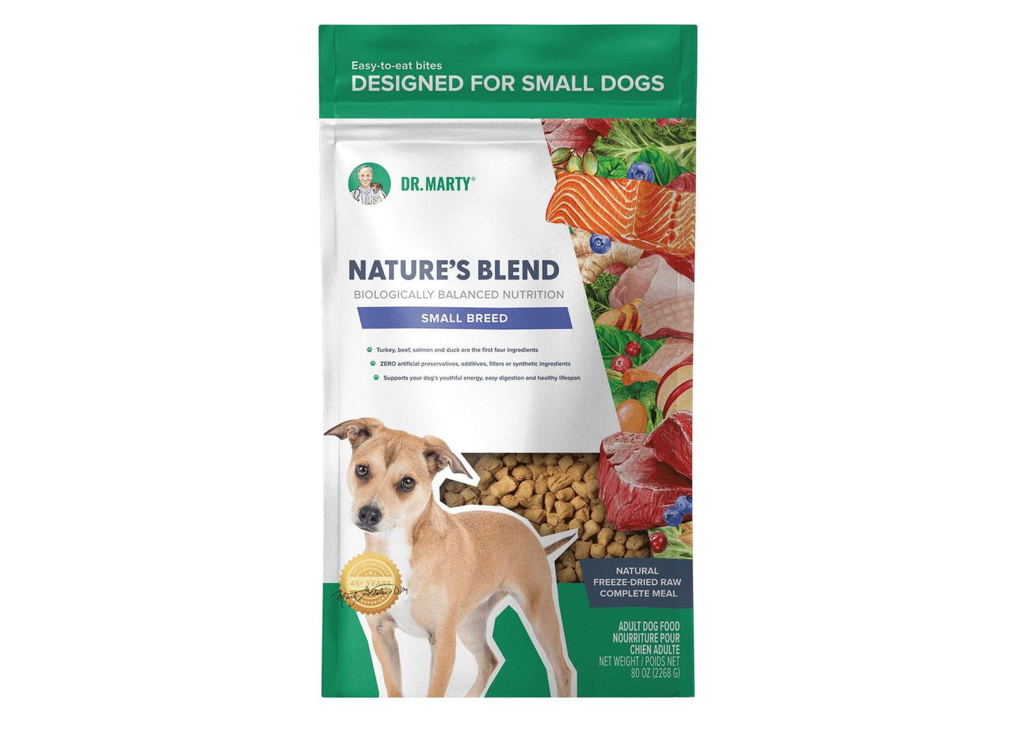 Dr. Marty Nature's Blend Small Breed Dog Food, 80 oz.