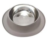 Messy Mutts Stainless Steel Dog Feeder with Non-Slip Silicone Base, 11.8 oz.