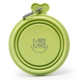 Messy Mutts Portable Silicone Collapsible Travel Pet Bowl