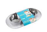 Messy Mutts Double Silicone Feeder, Medium (1.5 Cups)