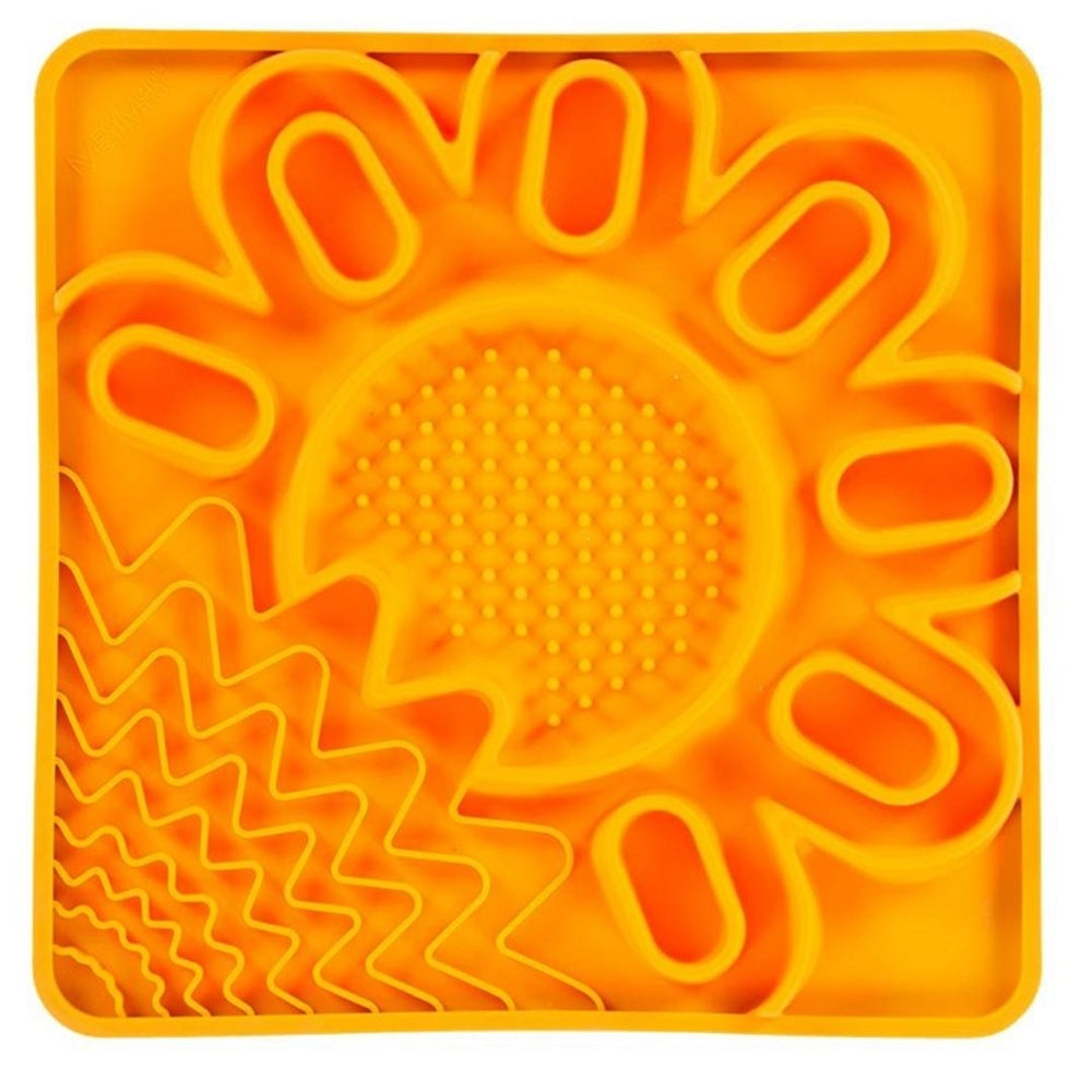 Messy Mutts 9.5" Silicone Lick Mat For Dogs, Pack Of 1 Can