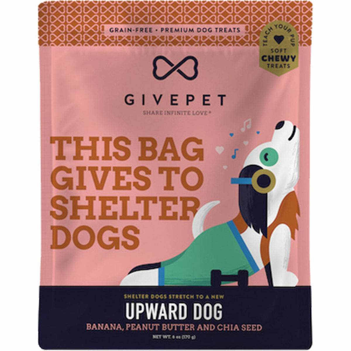 GivePet Upward Dog Soft & Chewy Training Treats, 6 oz.