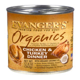 Evanger'S Organics Chicken & Turkey Dog Food, 12.8 oz