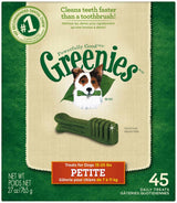 Greenies Petite Size Natural Dental Dog Treats, 27 oz. (45 Count)