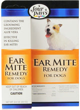 Four Paws Aloe Ear Mite Treatment for Dogs, 0.8 oz.