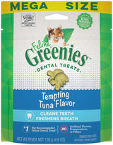 Feline Greenies Savory Tuna Flavor Dental Cat Treats, 4.6 oz.