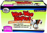 Four Paws Wee-Wee X-Small Disposable Dog Diapers, 12 Count