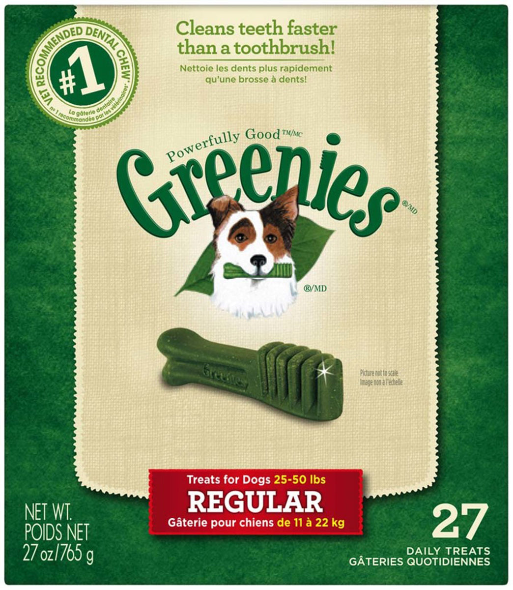 Greenies Regular Size Natural Dental Dog Treats, 27 oz.