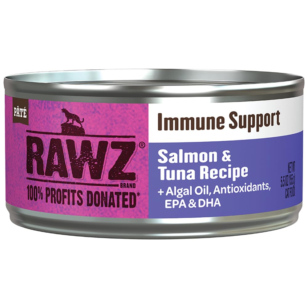 Rawz Immune Support Salmon & Tuna Wet Cat Food