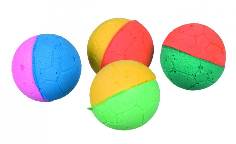 Trixie Soft Rubber Play Balls Cat Toy (70 Pack)