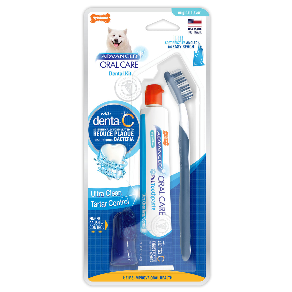 Nylabone Advanced Oral Care Dental Kit for Dogs