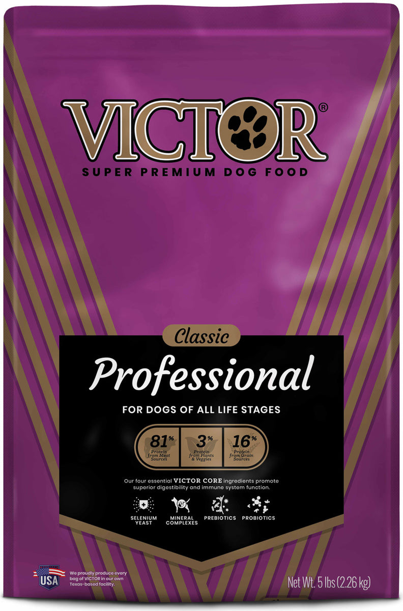 Victor Classic Professional Formula Dry Dog Food, 5-Lb Bag