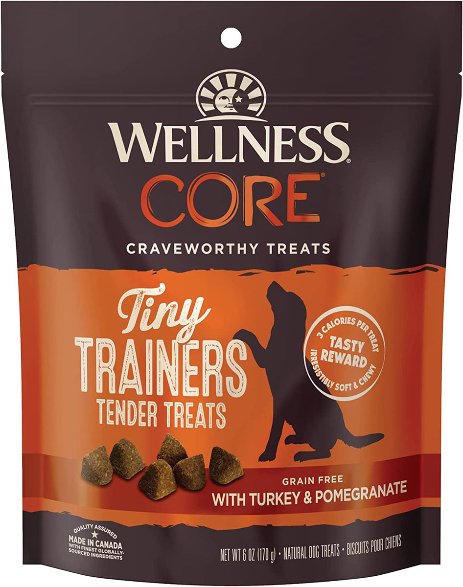 Wellness CORE Tiny Trainers Turkey & Pomegranate Dog Treats, 6 oz.