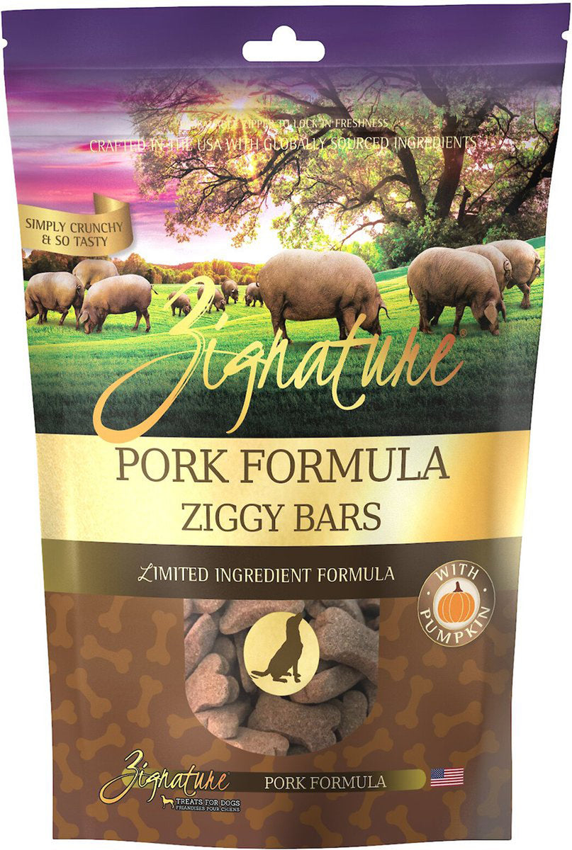 Zignature Pork Formula Dog Biscuit Treats, 12 oz.