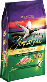 Zignature Duck Formula Grain-Free Dry Dog Food, 4 lbs.